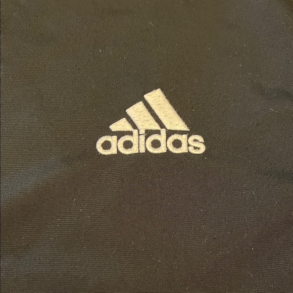Adidas Men's Black Windbreaker with White stripes size XL - Picture 10 of 11